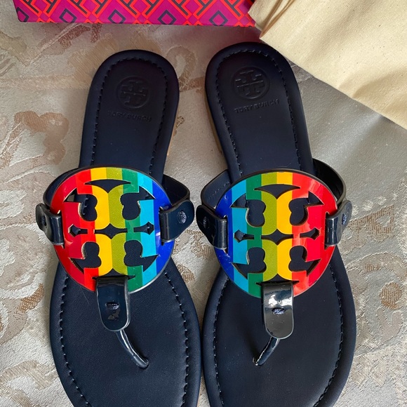 Tory Burch Shoes - NWT Tory Burch Miller Rainbow sandals